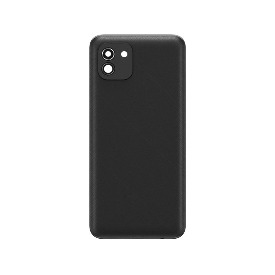Back Cover+Camera Lens Samsung Galaxy A03/A035 Black Back Cover+Camera Lens Samsung Galaxy A03/A035 Black